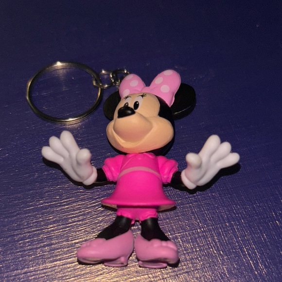 Disney Pink Minnie Mouse Keychain - Picture 4 of 4